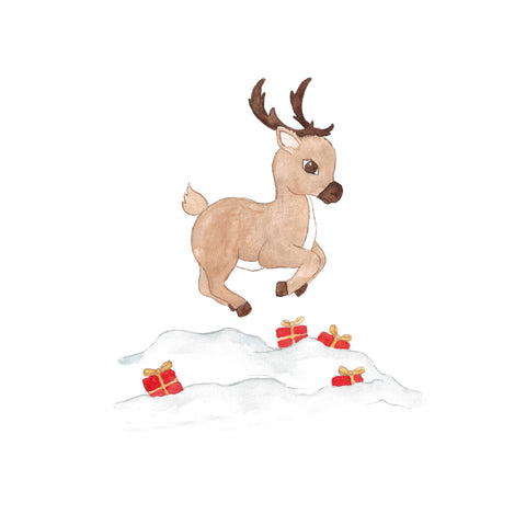 Vegglímmiðar - Rudolph and Gifts