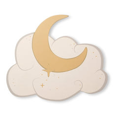Vegglampi - Moon and Cloud