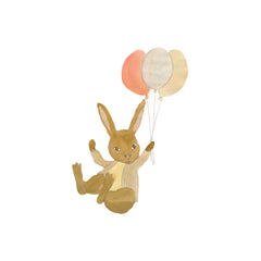Vegglímmiðar - Rabbit Boy Airballoon